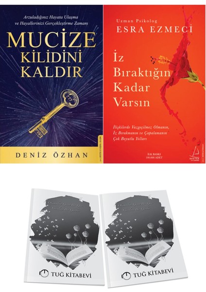 Mucize Kilidini Kaldır ve Iz Bıraktığın Kadar Varsın + Hediyeli