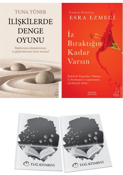 Ilişkilerde Denge Oyunu ve Iz Bıraktığın Kadar Varsın + Hediyeli