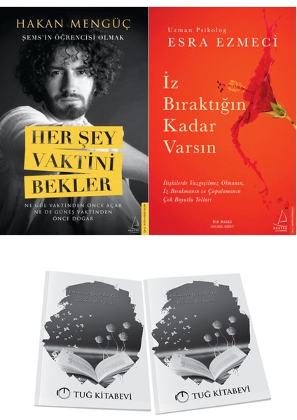 Her Şey Vaktini Bekler ve Iz Bıraktığın Kadar Varsın + Hediyeli