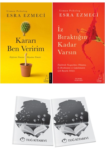 Kararı Ben Veririm ve Iz Bıraktığın Kadar Varsın + Hediyeli