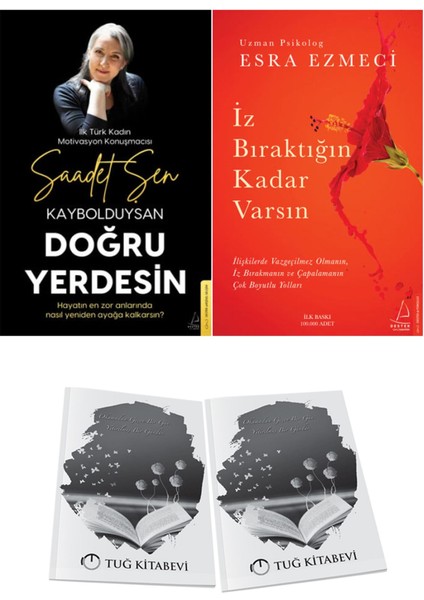 Kaybolduysan Doğru Yerdesin ve Iz Bıraktığın Kadar Varsın + Hediyeli
