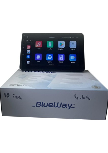 Dacia Duster 2018-2021 Blueway 4-64 Profesyonel Oem Multimedia modelleri