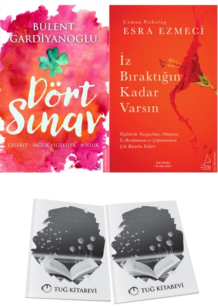 Dört Sınav: Cesaret-Sağlık-Ilişkiler-Bolluk ve Iz Bıraktığın Kadar Varsın + Hediyeli