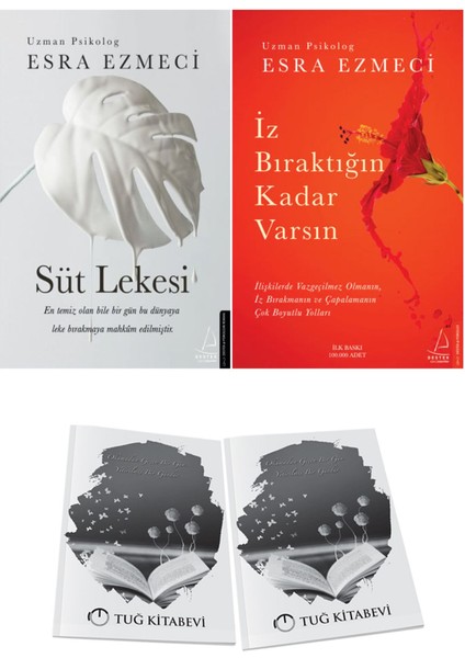 Süt Lekesi ve Iz Bıraktığın Kadar Varsın + Hediyeli