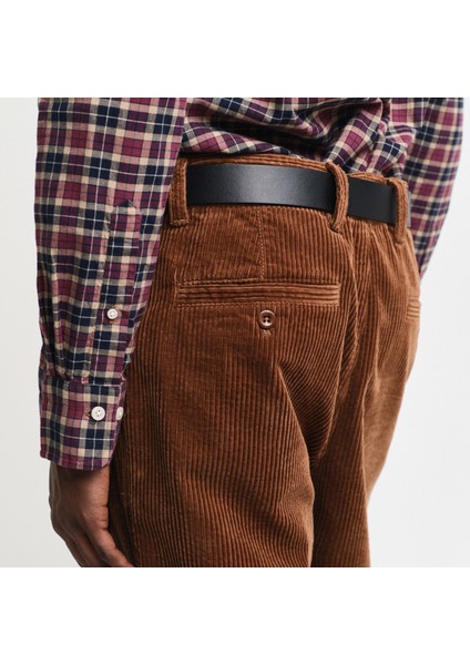 Erkek Bordo Regular Fit Düğmeli Yaka Logolu Gömlek modelleri
