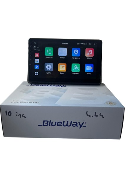 Renault Master 2020-2025 (10'') Blueway 4-64 Profesyonel Oem Multimedia