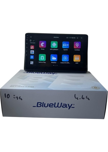 Renault Master 2020-2025 (10'') Blueway 4-64 Profesyonel Oem Multimedia fiyatları