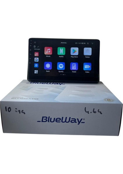 Renault Master 2020-2025 (10'') Blueway 4-64 Profesyonel Oem Multimedia modelleri