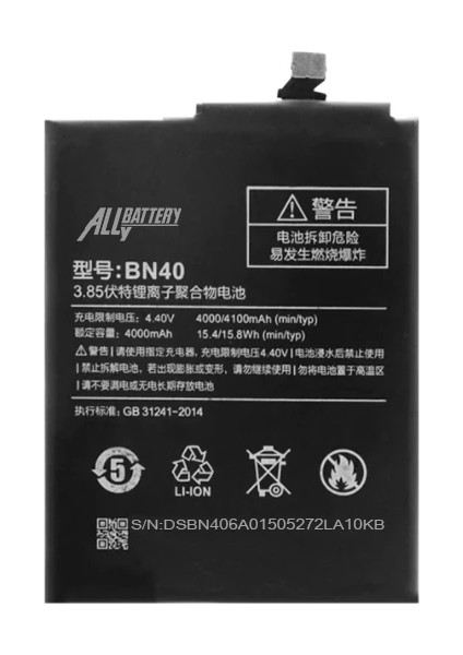 Xiaomi Redmi 4 Pro BN40 Pil Batarya (3g Ram 32G Rom MODEL)-(1903) - ALVN5369-1164