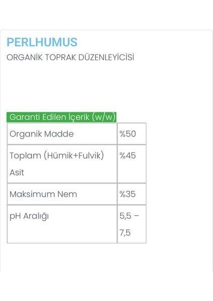Perlhumus Ithal Organik Toprak Düzenleyici Katı Humik Asit modelleri