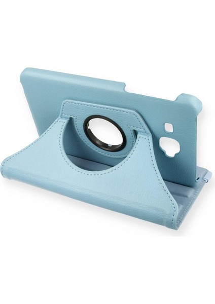 Samsung Galaxy T280 Tab A 7 Kılıf 360 Tablet Deri Kılıf - Turkuaz - ALVN4337-2107