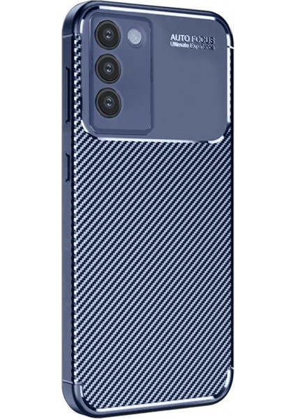 Vivo V30 Lite 4g Kılıf Auto Focus Karbon Kapak - Lacivert - ALVN9316-5750