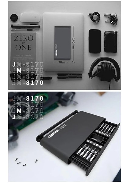 Jakemy JM-8170 21 Parça Çok Fonksiyonlu Hassas Tornavida SETI-(1903) - ALVN4486-9856 indirimleri