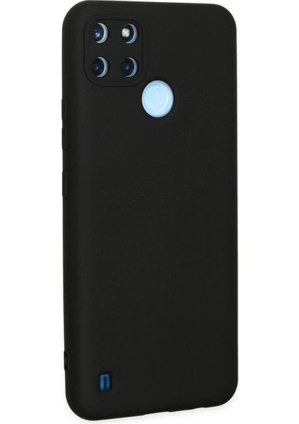 Realme C25Y Kılıf Nano Içi Kadife Silikon - Siyah - ALVN7297-2586 modelleri