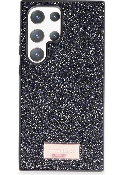 Samsung Galaxy S23 Ultra Bright Simli Kapak - Siyah - ALVN3817-6943