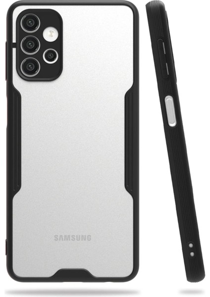 Samsung Galaxy A72 Kılıf Platin Silikon - Siyah - ALVN4546-8572