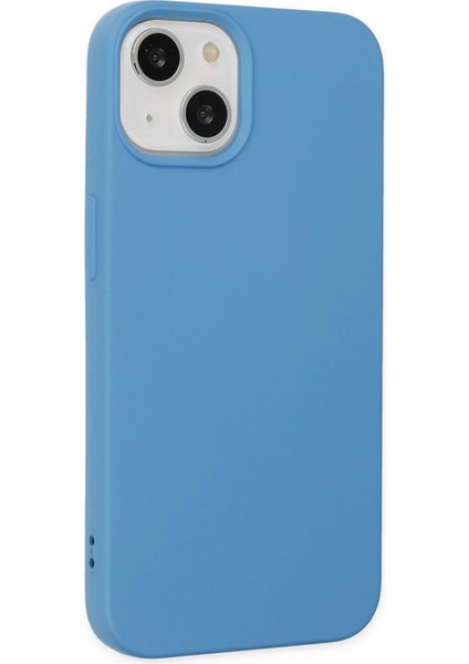 iPhone 14 Kılıf Nano Içi Kadife Silikon - Mavi - ALVN2825-4369 fiyatları