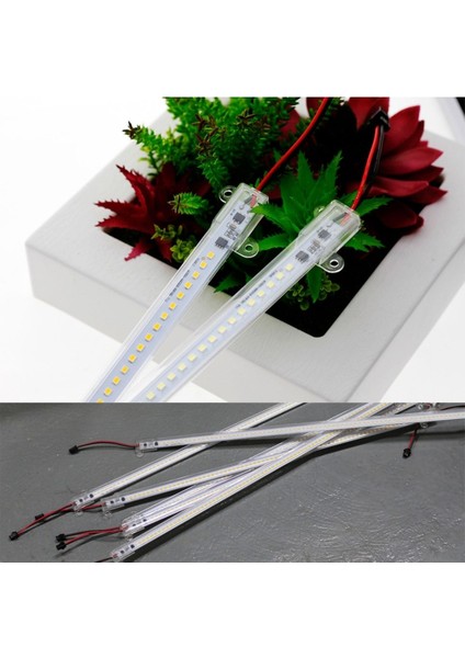 2 Adet 50 cm 220V Şeffaf Çubuk Bar LED Yeşil Işık ve Butonlu Fiş SB-6553 fırsatları
