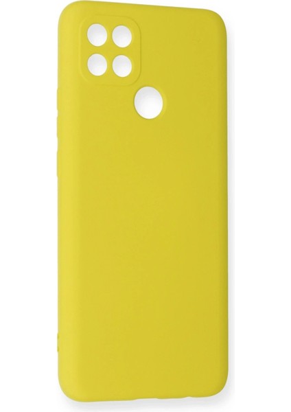 Oppo A15 Kılıf Nano Içi Kadife Silikon - Sarı - ALVN2079-7620 fiyatları