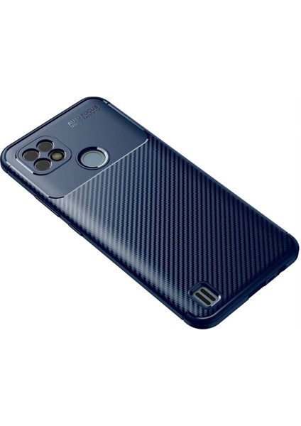 Realme C21 Kılıf Auto Focus Karbon Kapak - Lacivert - ALVN4119-8858 fiyatları