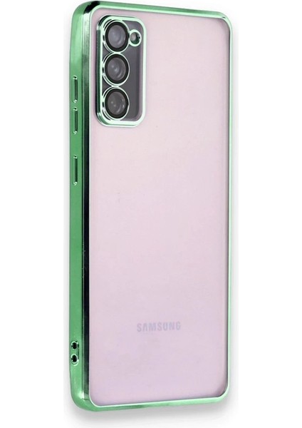 Samsung Galaxy S20 Fe Kılıf Lensli Silikon - Yeşil - ALVN5553-3217