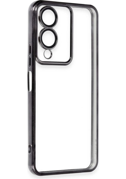 Vivo Y17S Kılıf Lensli Silikon - Siyah - ALVN3368-5473 fiyatları
