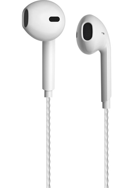 Lecoo EH104W 3.5mm Jacklı Kablolu Kulak Içi Mikrofonlu Beyaz Kulaklık (47 - DRC3814-6844 modelleri