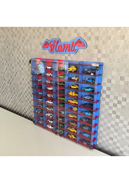 Taraftar Serisi Pleksi Kapaklı 1/64 Ölçek 50ARAÇLIK Hotwheels Matchbox Metal Araç Uyumlu Model Oyuncak Araba Rafı fiyatları