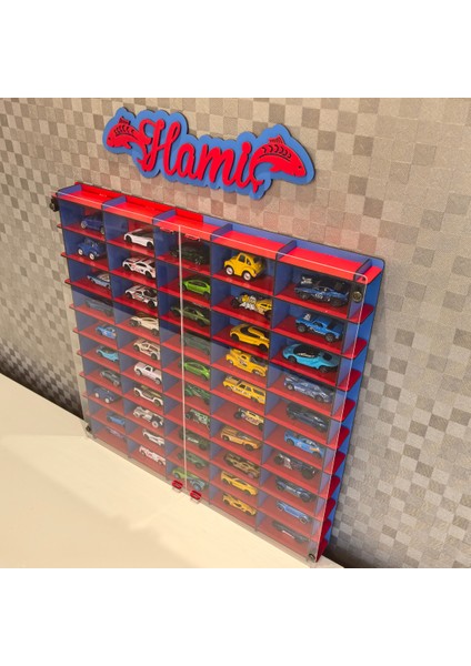 Taraftar Serisi Pleksi Kapaklı 1/64 Ölçek 50ARAÇLIK Hotwheels Matchbox Metal Araç Uyumlu Model Oyuncak Araba Rafı indirimleri