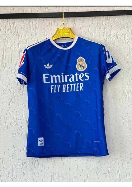 Real Madrid 2025/26 Yeni Sezon Kylian Mbappe Deplasman Forması (Mavi) fiyatları