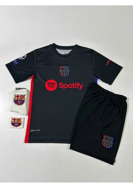 F.c B.a.r.c.e.l.o.n.a 2024/25 Yeni Sezon Lamine Yamal Deplasman Çocuk Forması (Armalı) fiyatları