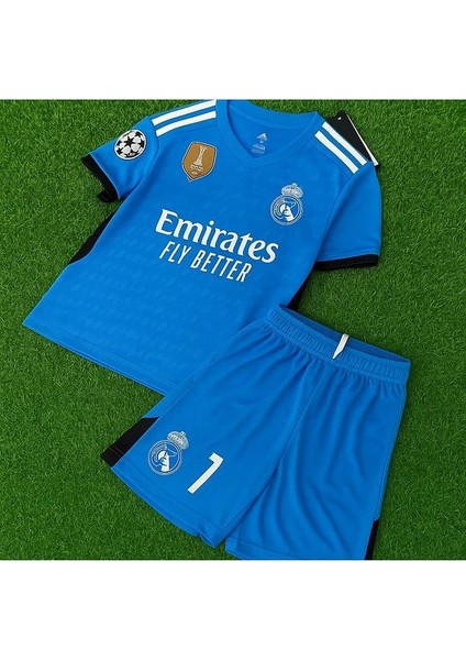 Real Madridd 2022/23 Sezonu Thibaut Courtois Kaleci Çocuk Forması fiyatları