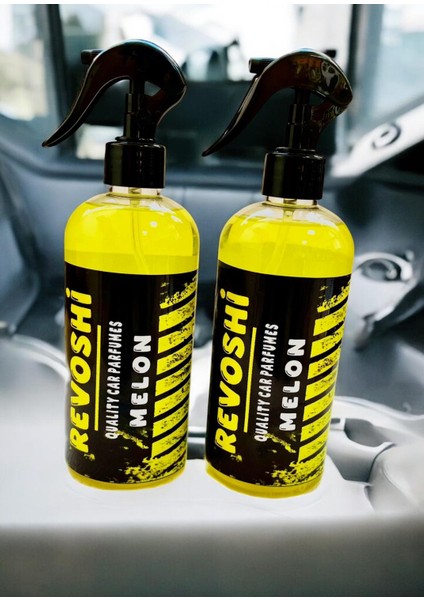 2 Adet 500 ml Kavun Sprey Araç Koku Seti
