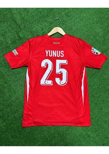 Türkiye Euro 2024 Yunus Akgün Iç Saha Forması (Red)