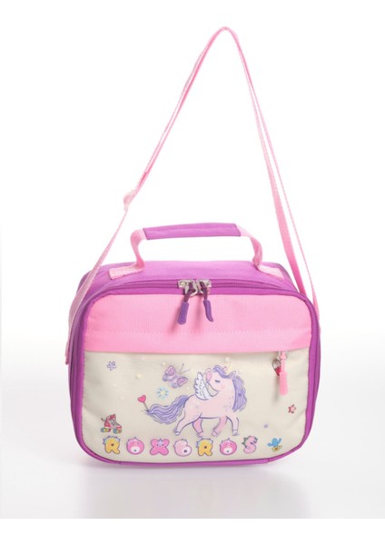 Unicorn Figürlü 3'lü Kız Çocuk Okul Çantası Seti - Kalemlik ve Termal Beslenmeli Ilkokul Çantası modelleri