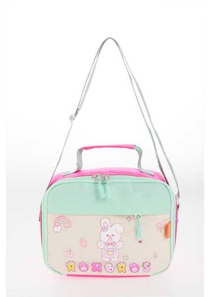 Tavşan Figürlü 3'lü Kız Çocuk Okul Çantası Seti - Kalemlik ve Termal Beslenmeli Ilkokul Çantası modelleri