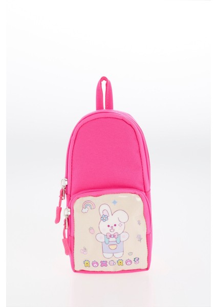 Tavşan Figürlü 3'lü Kız Çocuk Okul Çantası Seti - Kalemlik ve Termal Beslenmeli Ilkokul Çantası fırsatları