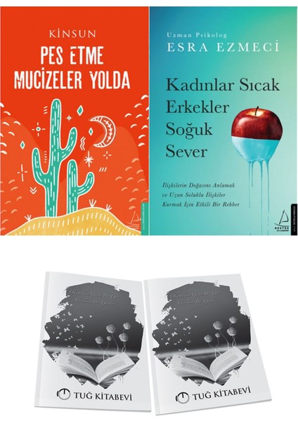 Pes Etme Mucizeler Yolda ve Kadınlar Sıcak Erkekler Soğuk Sever + Hediyeli