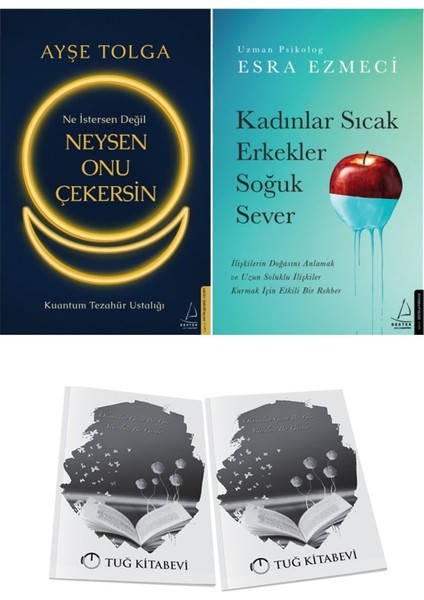 Ne Istersen Değil Neysen Onu Çekersin ve Kadınlar Sıcak Erkekler Soğuk Sever + Hediyeli