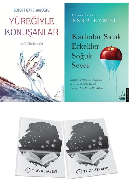 Yüreğiyle Konuşanlar ve Kadınlar Sıcak Erkekler Soğuk Sever + Hediyeli