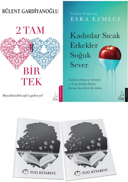 2 Tam Bir Tek ve Kadınlar Sıcak Erkekler Soğuk Sever + Hediyeli