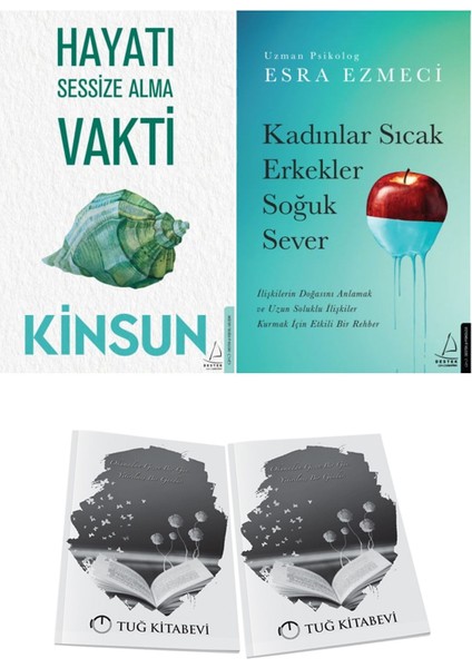 Hayatı Sessize Alma Vakti ve Kadınlar Sıcak Erkekler Soğuk Sever + Hediyeli