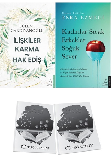 Ilişkiler Karma ve Hak Ediş ve Kadınlar Sıcak Erkekler Soğuk Sever + Hediyeli