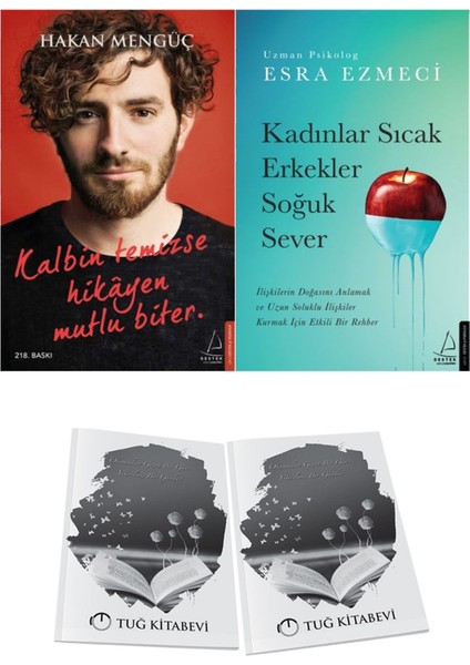 Kalbin Temizse Hikayen Mutlu Biter ve Kadınlar Sıcak Erkekler Soğuk Sever + Hediyeli