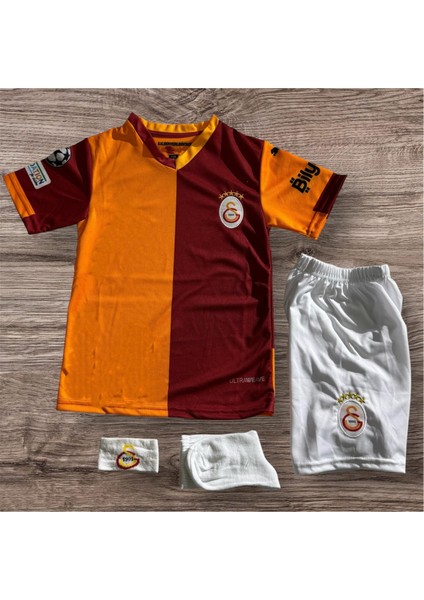 Ga.la.tâ.sa.rây.5-Yıldızlı #10 / Sane ./ 2024/25 Iç Saha Kırmızı Forma 4lü Set 5-Yıldızlı Çocuk fırsatları