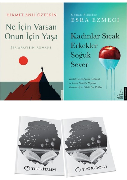 Ne Için Varsan Onun Için Yaşa ve Kadınlar Sıcak Erkekler Soğuk Sever + Hediyeli