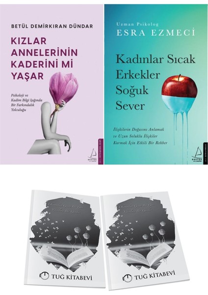 Kızlar Annelerinin Kaderini Mi Yaşar? ve Kadınlar Sıcak Erkekler Soğuk Sever + Hediyeli