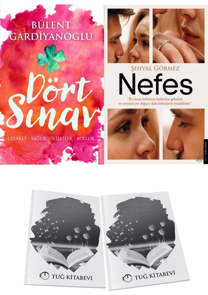 Dört Sınav: Cesaret-Sağlık-Ilişkiler-Bolluk ve Nefes + Hediyeli