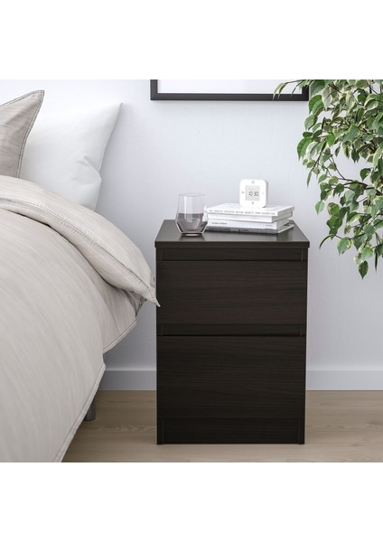 Ikea Kullen Venge Komodin 35X49 cm 2 Çekmeceli Kompakt Dayanıklı indirimleri