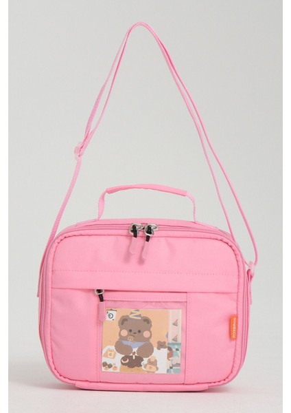 Kore Tarzı Aksesuarlı 3'lü Set Kız Çocuk Ilkokul Çantası Kalemlikli Beslenme Çantalı Sırt Çantası modelleri